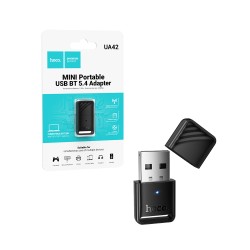Adaptador Hoco UA42 para Bluetooth V5.4 Preto
